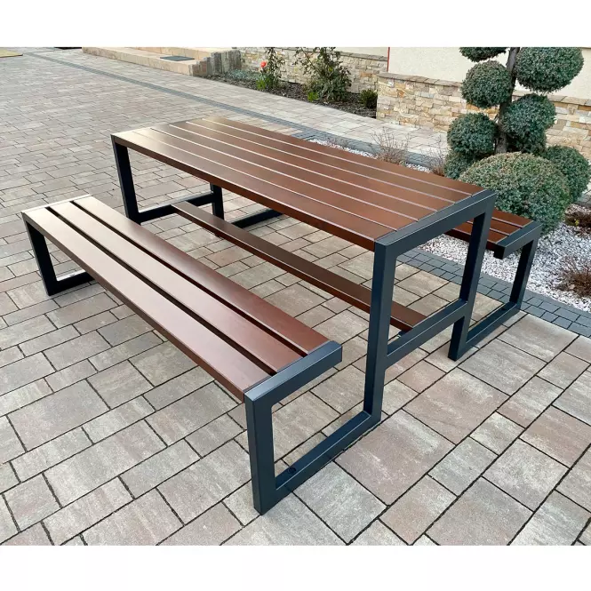Záhradný komplet Picknick Grande palisander,4