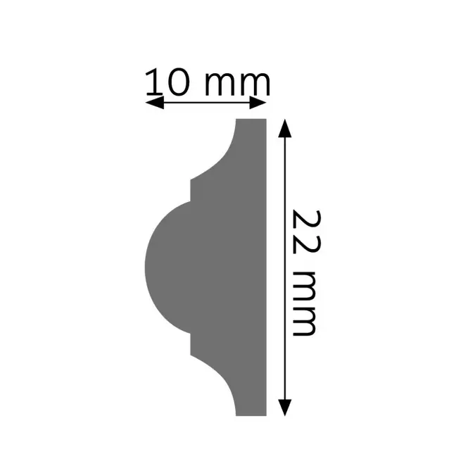 Nástenná lišta LPC-03 – 101 biela mat,2