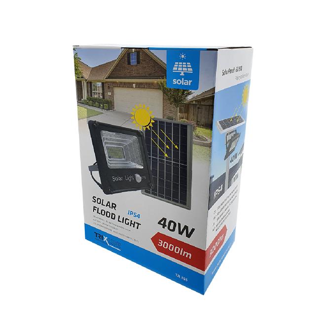 Solárne LED svietidlo so senzorom 40W TR 364