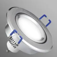 Stropné bodové svietidlo LED strieborné okrúhle 3v1 6W 4000K