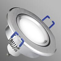 Stropné bodové svietidlo LED strieborné okrúhle 3v1 6W 4000K