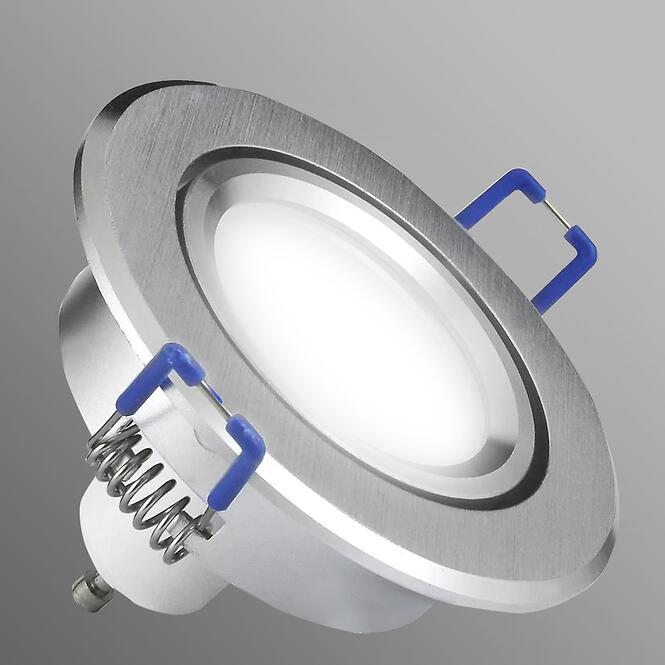 Stropné bodové svietidlo LED strieborné okrúhle 3v1 6W 4000K