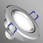 Stropné bodové svietidlo LED strieborné okrúhle 3W1 6W 4000K