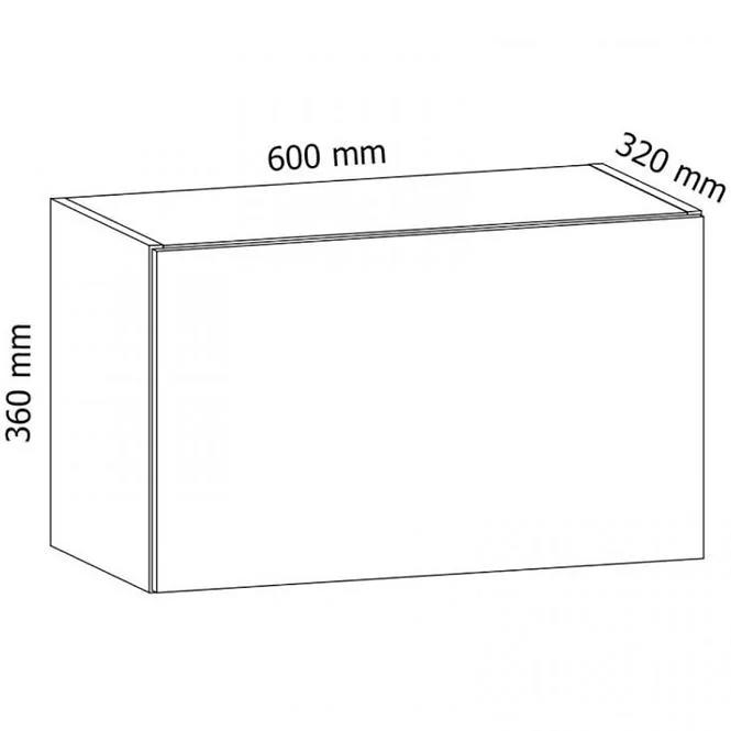 Kuchynská skrinka Gardena G60KN white