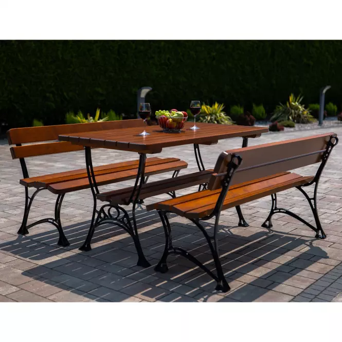 Záhradný komplet Kráľovský 1 bez lakťových opierok Cyprus,6