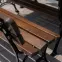 Záhradný komplet Kráľovský 1 bez lakťových opierok orech,7