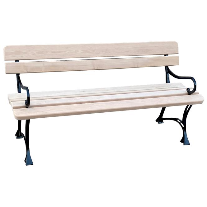 Komplet Kráľovský 2 s lakťovými opierkami drevo natural,4