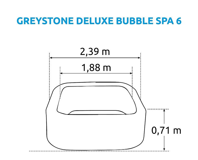 Vírivý bazén Greystone Deluxe Bubble Spa 6
