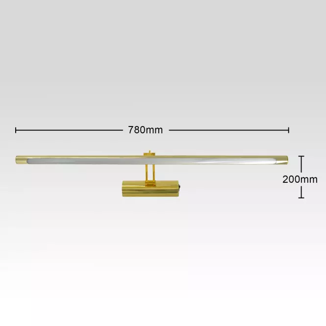 Nástenné svietidlo Vincent 780 GD zlaté  LED