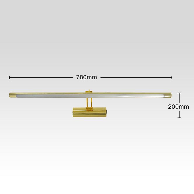 Nástenné svietidlo Vincent 780 GD zlaté  LED