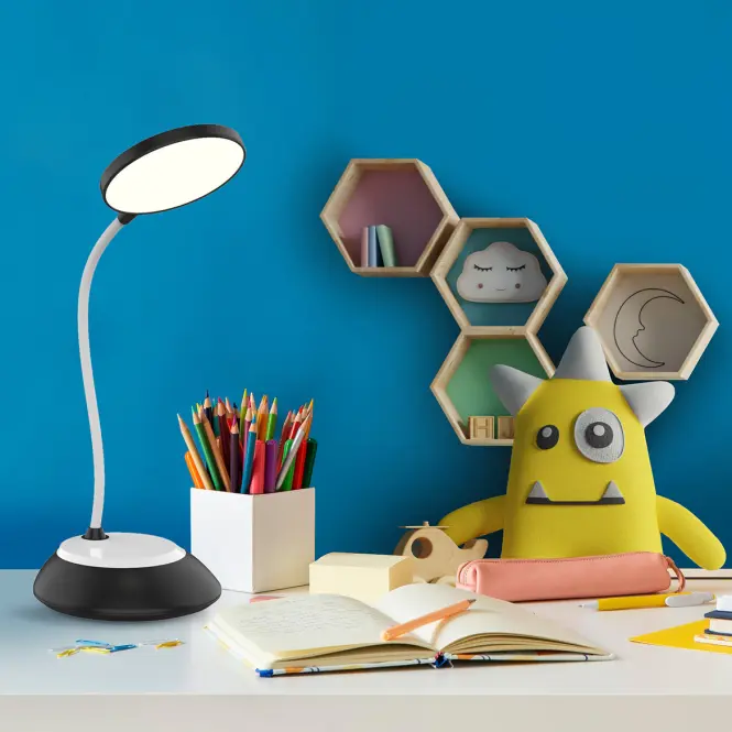 Stolná lampa Kuala LED 6W čierna,4