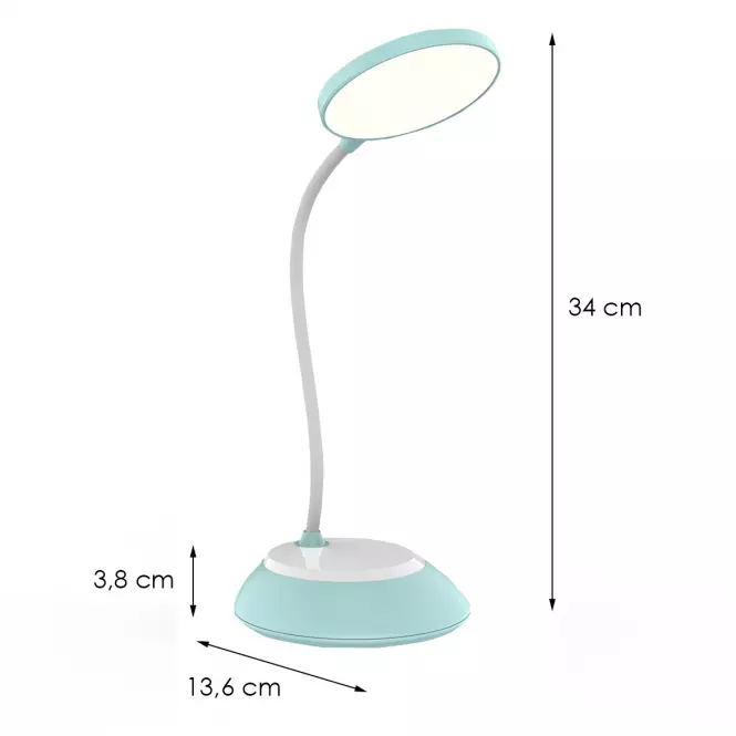 Stolná lampa Kuala LED  6W modrá