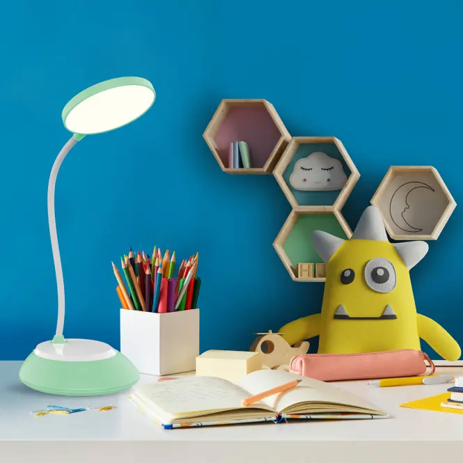 Stolná lampa Kuala LED 6W zelná/biela,4