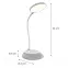 Stolná lampa Kuala LED 6W sivá,3