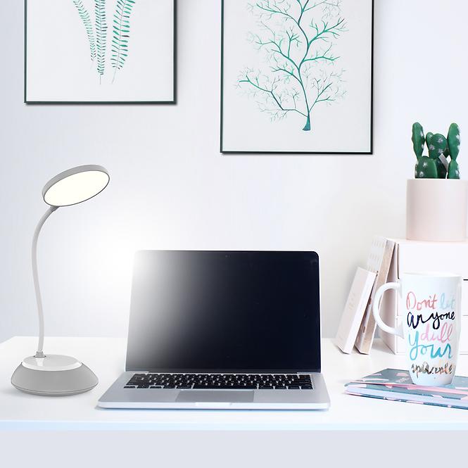 Stolná lampa Kuala LED 6W sivá