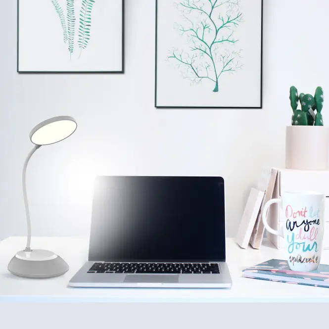 Stolná lampa Kuala LED 6W sivá,5