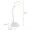 Stolná lampa Kuala LED 6W biela,3