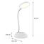 Stolná lampa Kuala LED 6W biela,3