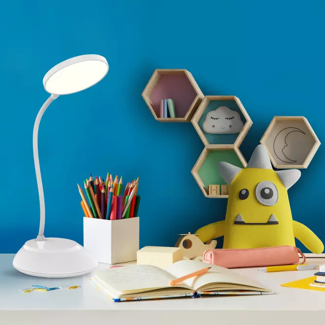 Stolná lampa Kuala LED 6W biela