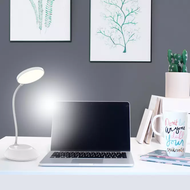 Stolná lampa Kuala LED 6W biela