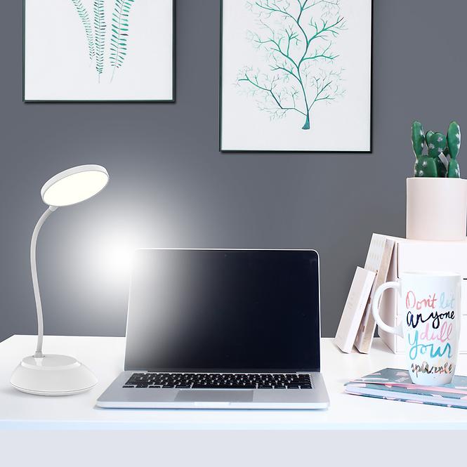 Stolná lampa Kuala LED 6W biela