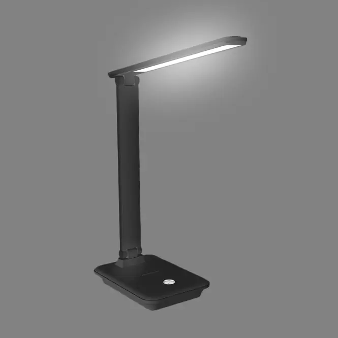 Stolná lampa Medan LED 9W čierna