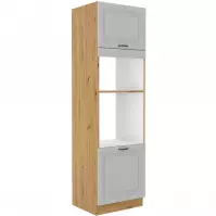 Kuchynská skrinka Stilo Biely Mat/Artisan 60dpm-210 2f