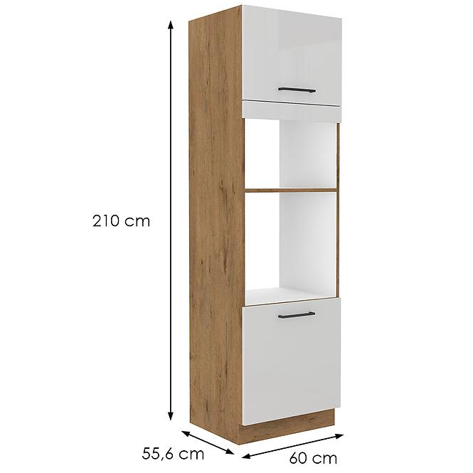 Kuchynská skrinka Vigo Biely lesk 60dpm-210 2f