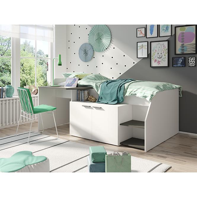 POSTEL MULTI 38  BIELY / GRAFIT