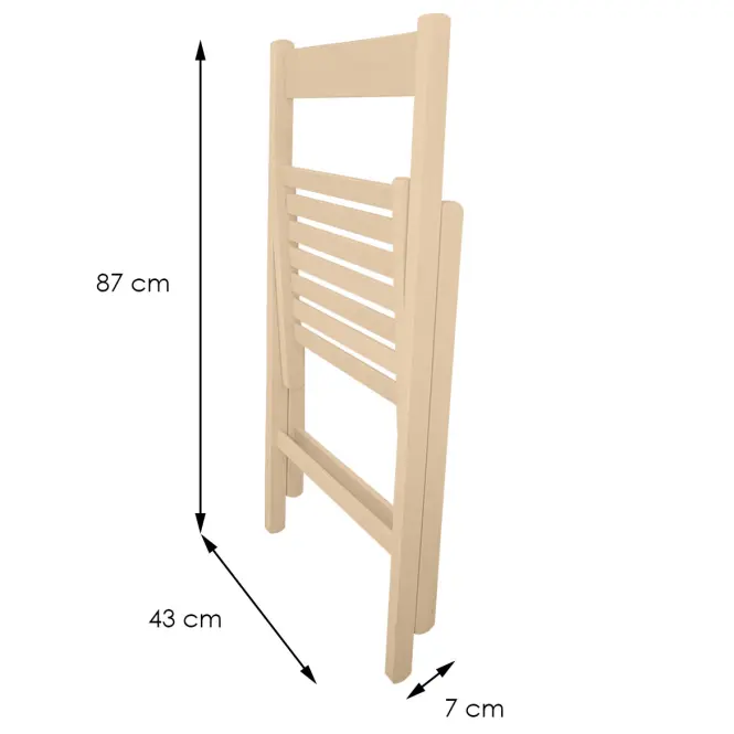 Stolička Libro 43x48x79 cm svetlý dub