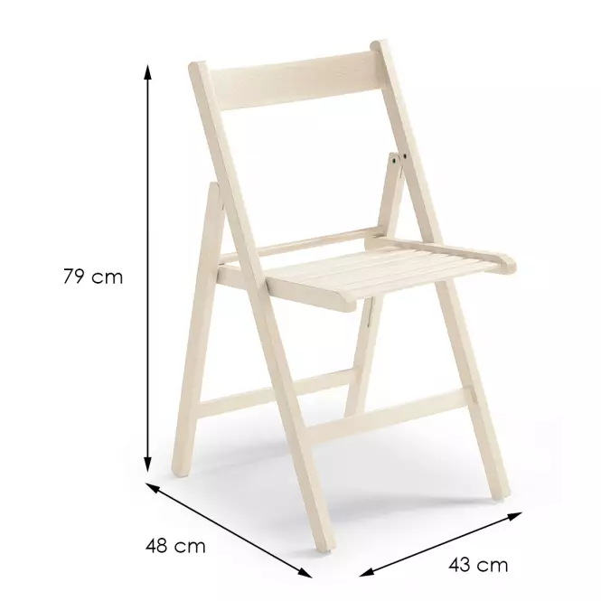 Stolička Libro 43x48x79 Cm White
