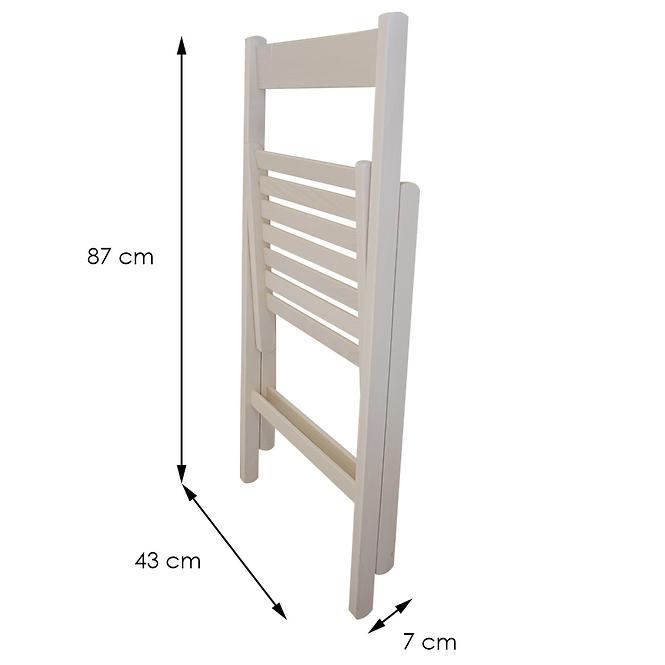 Stolička Libro 43x48x79 Cm White