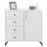 Komoda  Bergen Be7 biely Lux/biely lesk