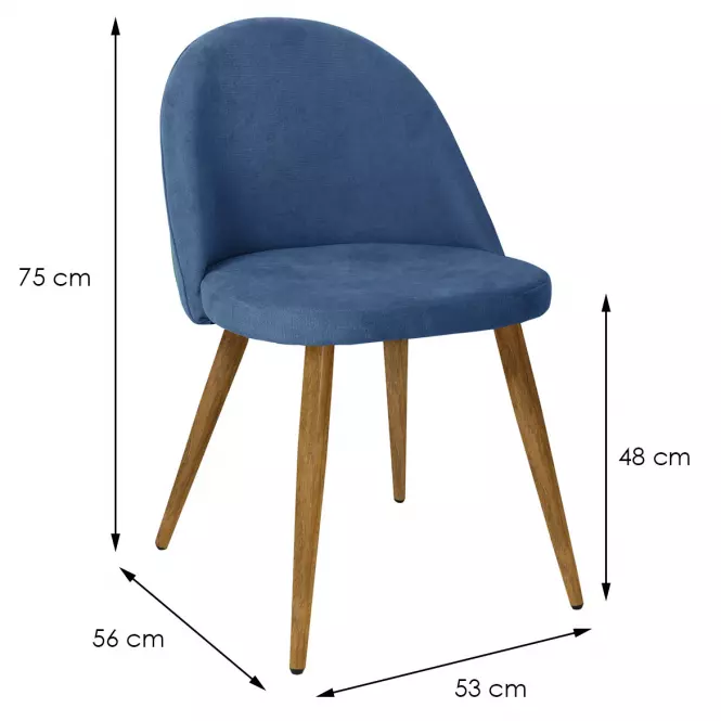 Stolička Banff 80107cm-V15 Dark Blue