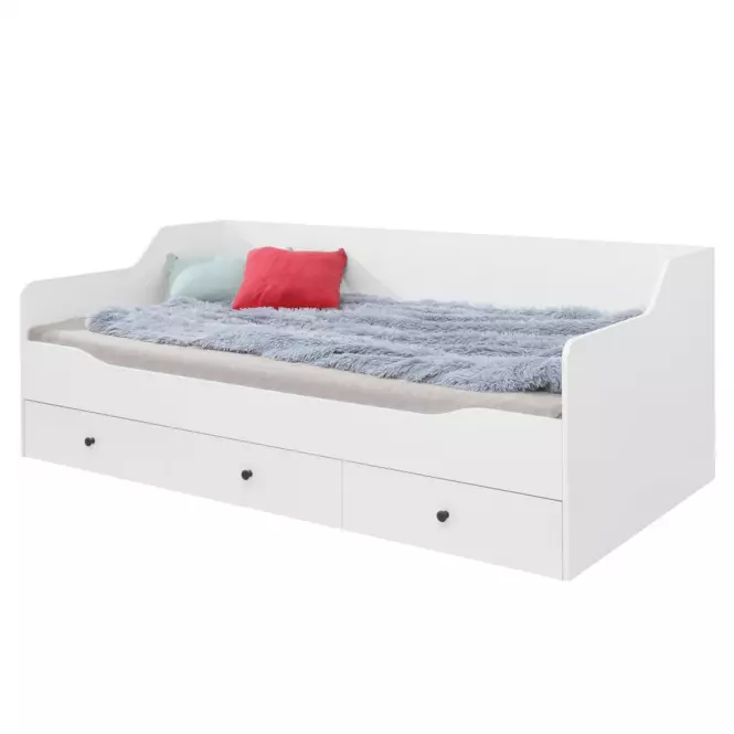 Posteľ Bergen be13 biely Lux/biely lesk