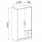 Skriňa Smart Sr3 2d Grafit,2