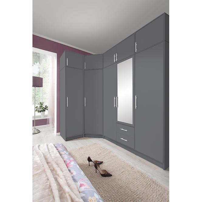 Skriňa Smart Srl1 4dl Grafit