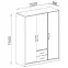 Skriňa Smart Srl2 3dl Grafit,2