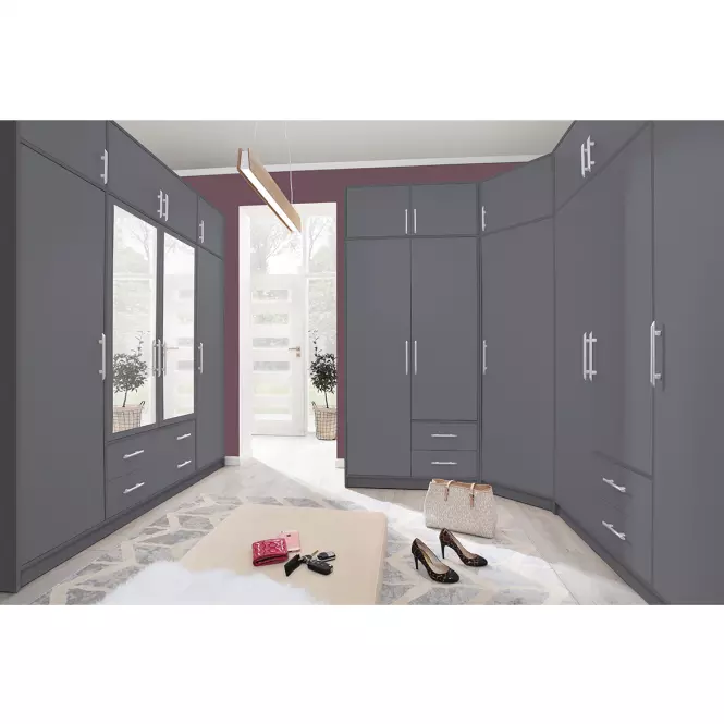 Skriňa Smart Srl3 2dl Grafit