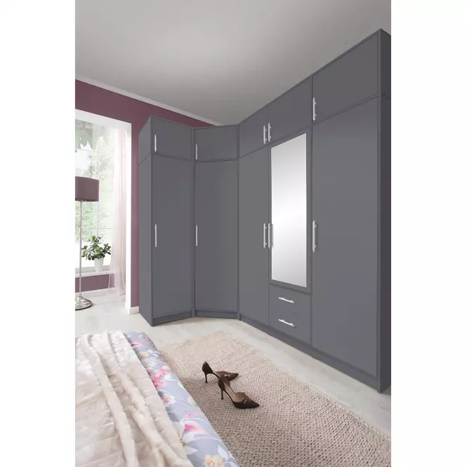 Skriňa Smart Srl3 2dl Grafit