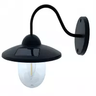 Solárne nástenné svietidlo  HD 300  0,5W čierne