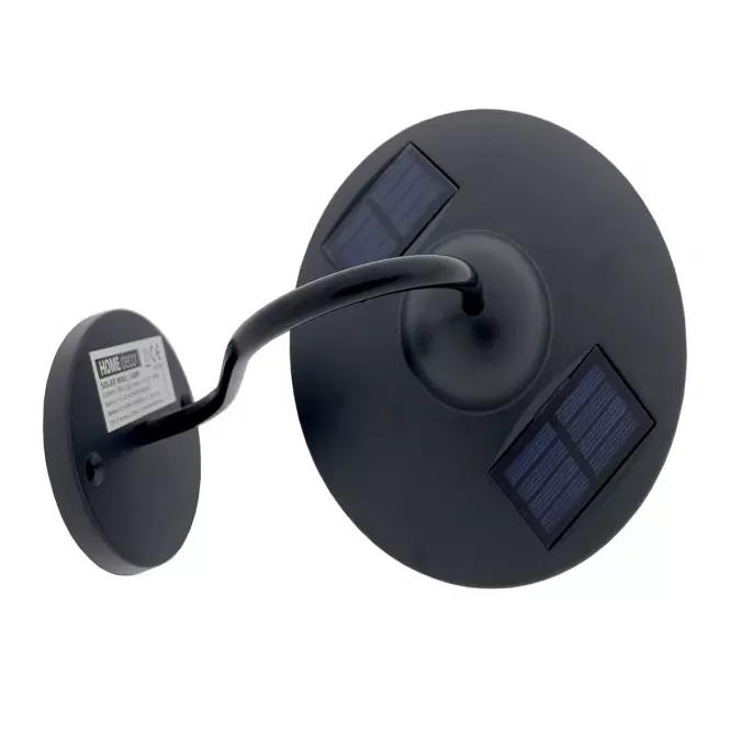Solárne nástenné svietidlo  HD 300  0,5W čierne
