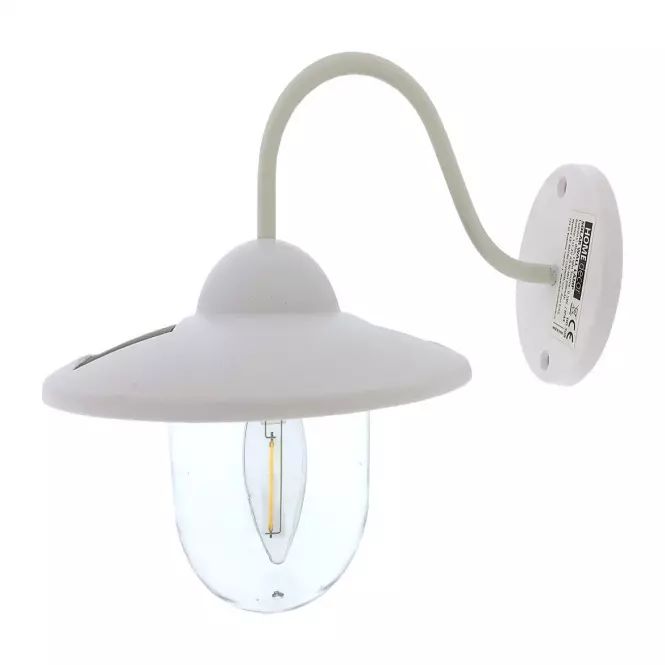 Solárne nástenné  svietidlo HD 300_316  0,5W biele