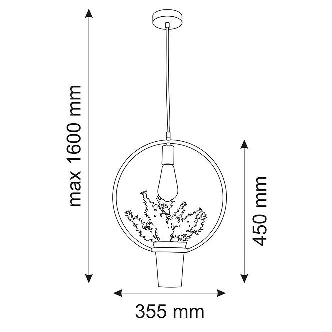 Luster Soren 313850 1xE27 LW1