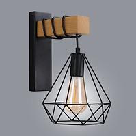 Nástenná lampa Vigo Wood 314680 1xE27 K1