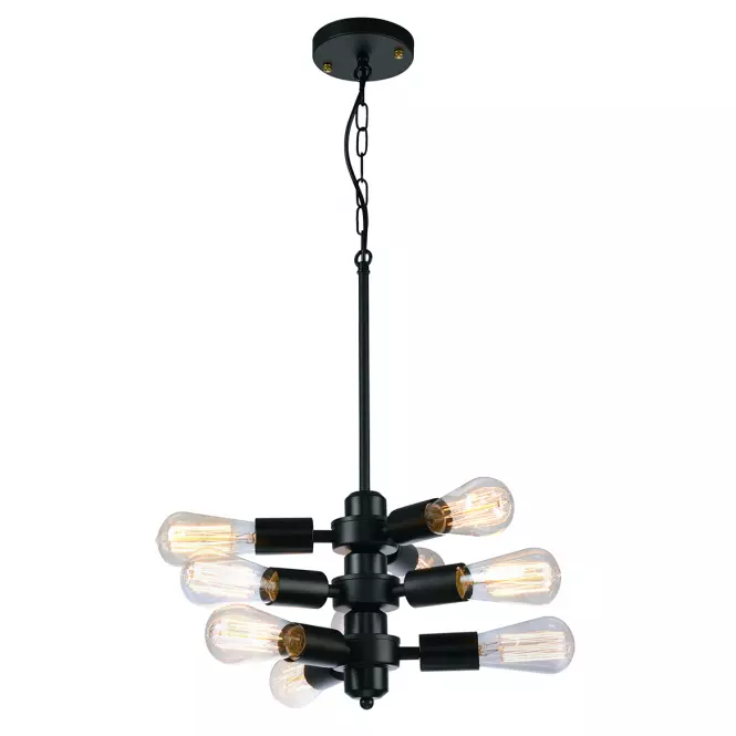 Luster Orebro 312501 black E27x9 LW9