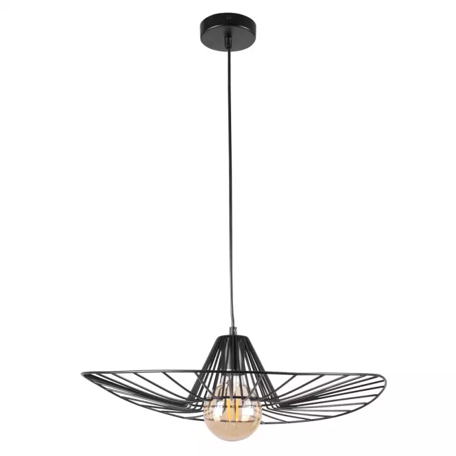 Luster Abano Black 317186 1xE27 LW1