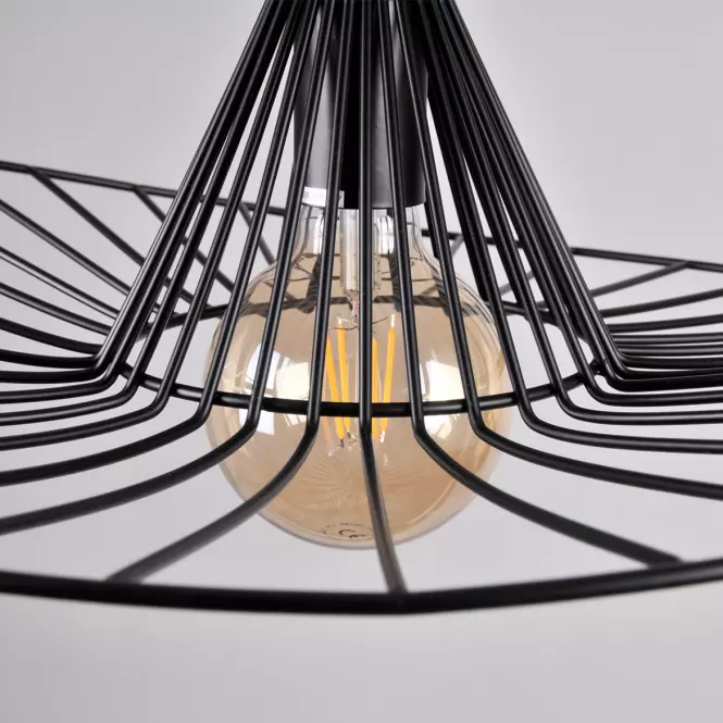 Luster Abano Black 317186 1xE27 LW1