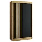 Skriňa Lamelo 120 Dub Artisan/čierna