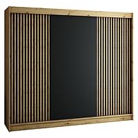 Skriňa Lamelo 250 Dub Artisan/čierna